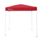 Ozark Trail 4' x 6' Instant Canopy Outdoor Shade Shelter, Brilliant Red; Assembled Dimensions:4 ft. x 6 ft. x 85 in.