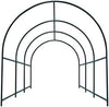 Steel Garden Arch Metal Garden Arch Multi-Size Climbing Plants Arch Arbor (6.5'x 7' x 7.2')