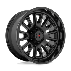 XD Wheels Xd864 Rover Satin Black with Gloss Black Lip Wheel with Alloy Steel (20 x 9. inches /5 x 78 mm, 0 mm Offset)