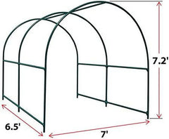 Steel Garden Arch Metal Garden Arch Multi-Size Climbing Plants Arch Arbor (6.5'x 7' x 7.2')