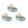 Intex 9' x 6' x 51" Inflatable Candy Zone Kiddie Pool with Waterslide (3 Pack)