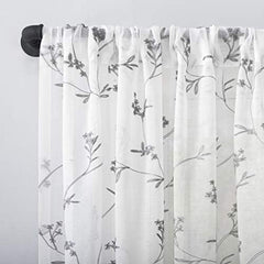 No. 918 Rod Pocket Sheer Valances, 50" x 17", Adult
