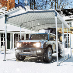 Tolead Heavy Duty Galvanized 10' x 15' Grey Carport
