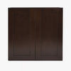 Design House Brookings Solid Wood Ready to Assemble Wall Kitchen Cabinet (30" x 12" x 36"), Espresso