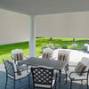 Coolaroo 96" x 72" Crank Operated Beige Roller Sun Shade