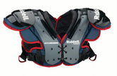 Riddell Pursuit Youth Football Shoulder Pad, Blue/Red, X-Large