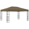 vidaXL 118.1" x 157.5" Taupe Elegant Outdoor Canopy