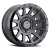 ICON Alloys Compression, Satin Black, 17 x 8.5 / 6 x 135, 6mm Offset, 5" BS