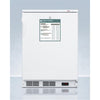 33.5 x 23.63 x 23.5 in. General Purpose Counter Height All-Freezer with Lock, White
