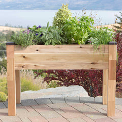 CedarCraft Elevated Cedar Planter 34' x 49' x 30'