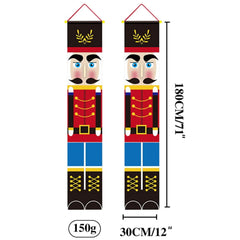 71" x 12" Christmas Polyester Outdoor Banner (2 Pack)
