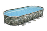 Coleman Power Steel 26' x 12' x 52" Oval Above Ground Pool Set