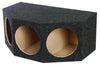 QPower BASS12 3 Hole 12" Sealed Car Subwoofer Enclosure Box - 35 x 20.25 x 15