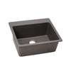 Elkay Quartz Classic 25" x 22" x 9-1/2", Single Bowl Drop-in Sink, Greystone