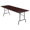 Realspace Folding Table, 29"H x 96"W x 30"D, Walnut