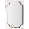 34" x 24.25" x 1" Wall Bathroom Vanity Mirror -IRON, MIRROR & ACRYLIC BACK- Gold Leaf -GL
