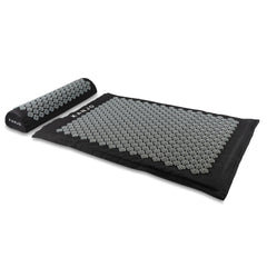 Kanjo Acupressure Mat Set Mat: 24 X 34 Inch / Pillow: 6 X 22 Inch Black White KANMATXL