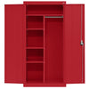 Elite Series Combination Cabinet with Adjustable Shelves, 36"W x 18"D x 72"H, Red