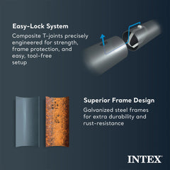 INTEX 32ft x 16ft x 52in Ultra XTR Above Ground Pool & Deluxe Maintenance Cleaning Kit