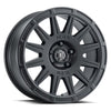 ICON Alloys Ricochet, Satin Black, 17 x 8 / 5 x 4.5, 38mm Offset, 6" BS