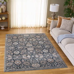 Safavieh Sutton Area Rug, Navy Brown, 5' x 8'