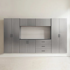 Astro Series 128 in. W x 79 in. H x 20 in. D Garage Cabinet Set A (7-Piece)