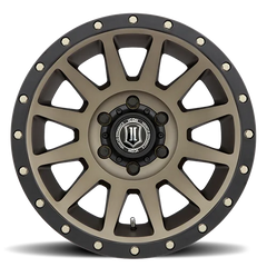 Icon Vehicle Dynamics 2017858347Br 17 X 8.5 Compression 6 X 5.5In 4.75Inbp 0Mm Offset- Bronze
