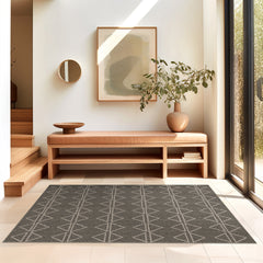 Lyon Rug by Baldosa, Dark Jute, 4' x 6'