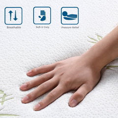 6 inch Queen Memory Foam Folding Mattress - 78" x 58" x 6"