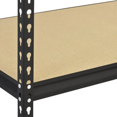 Muscle Rack 48"W x 24"D x 72"H 5-Shelf Steel Freestanding Shelving Unit; Black