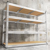 REIBII 48"W Heavy Duty Shelving 3000LBS Steel Shelving Adjustable Garage Storage Industrial Shelf,48"W x 24"D x 72"H