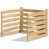 Greenes Fence Cedar Wood Composter Add-On Kit 36" x 36" x 31", 173.92 gal