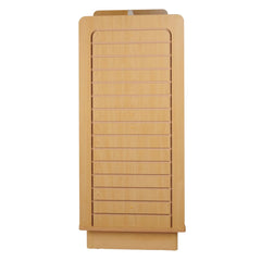 SSWBasics 24" x 48" x 48" inch Maple Slatwall Gondola with Casters - Four Sided Rolling Merchandiser - Uses 3" On Center Slatwall Accessories - Assembly Required