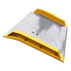 HPDAVV Aluminum Economizer Dock Plate, 3600lbs Capacity, 24" L x 42" W x 6.38" H, 3" Height Difference, 3/8" Plate Thickness