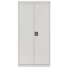 Elite Series Adjustable-Shelf Steel Combination Cabinet, 36"W x 24"D x 72"H, Dove Gray