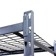Stronghold Garage Gear by Shin Crest Steel 4-Tier Storage Rack 72"H x 24"D x 77"W, 1000lb per shelf