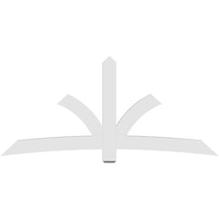 96"W x 44"H x 2"D x 6"F, 11/12 Pitch, Davenport Architectural Grade PVC Gable Bracket