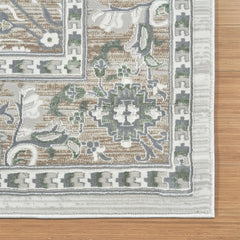 Sasha Area Rug, Adryan Beige Green, 7'10' x 10'