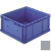 Lewis Bins B649672 Polyethylene Orbis Stakpak Modular Straight Wall Container - 24 x 22.5 x 14.5 in. - Gray