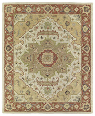 Kaleen Solomon Collection - Gold 4' x 6' 100% Wool Rug
