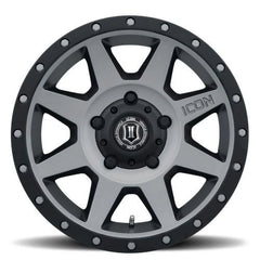 ICON Alloys Rebound, Titanium, 17 x 8.5 / 6 x 135, 6mm Offset, 5" BS