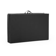 CAP Barbell All Purpose Folding Exercise Training & Gymnastics Balance Mat 10' x 4' x 3" Thick, Black