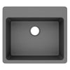 Elkay Quartz Classic 25" x 22" x 9-1/2", Single Bowl Drop-in Sink, Greystone