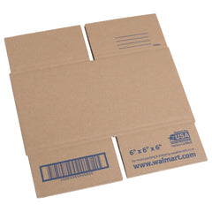 (10 pack) Pen+Gear Recycled Shipping Boxes, 6 in. L x 6 in. W x 6 in. H, 30-Count