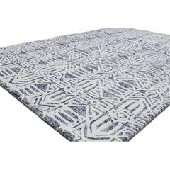 Bashian Verona Noland 3'6" x 5'6" Area Rug in Ivory and Blue