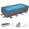 Bestway APX 365 31'4" x 16' x 52" Rectangular Above Ground Swimming Pool