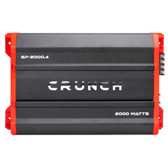 Crunch GP-2000.4 4-Channel Car Amplifier, 2000W, 16" x 10" x 4"