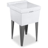 MUSTEE 20 in W x 24 in L x 34 in H, Floor Mount, Thermoplastic, Utility Sink
