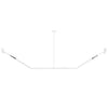 Naiture Stainless Steel 18-1/2" X 26" X 18-1/2" Neo-Angle Shower Curtain Rod with Ceiling Support, Brushed Nickel Finish