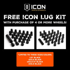 ICON Alloys Rebound, Bronze, 17 x 8.5 / 6 x 5.5, 0mm Offset, 4.75" BS